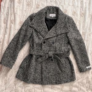 Calvin Klein tweed coat